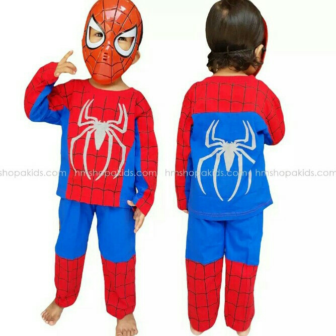 Kostum Spiderman 2-4thn