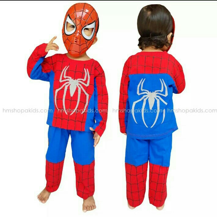 Kostum Spiderman 5-7thn