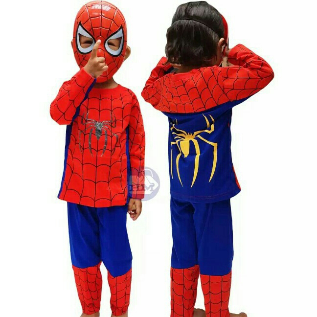 Kostum Spiderman 5-7thn 2