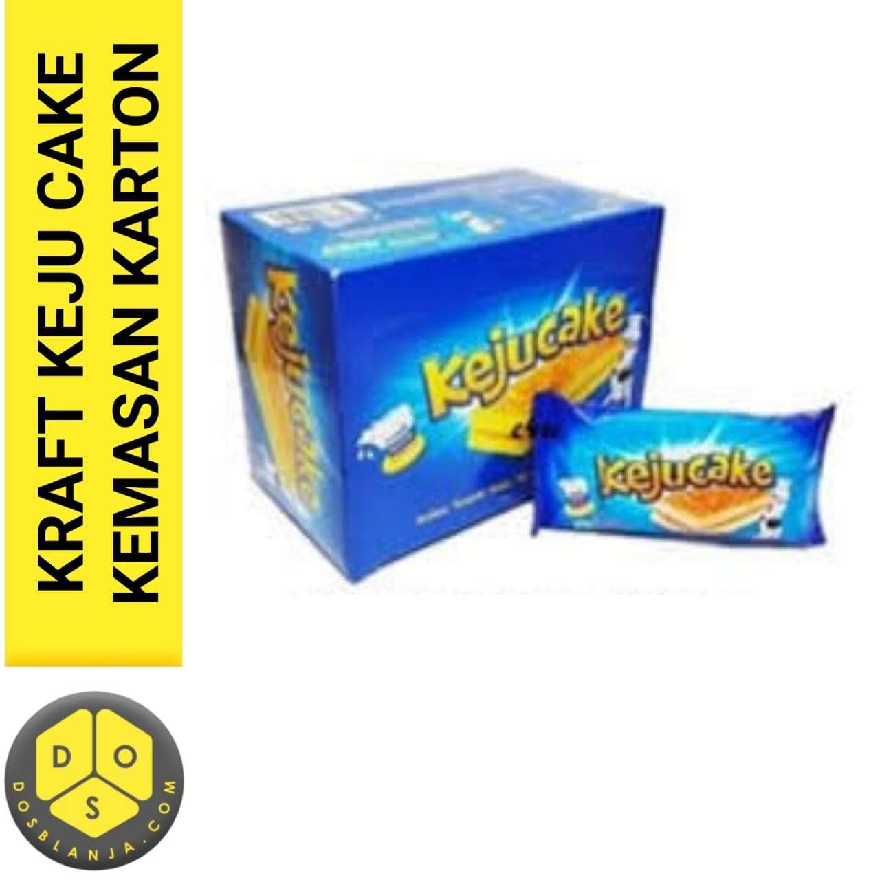 Kraft Keju Cake 12X12X16gr