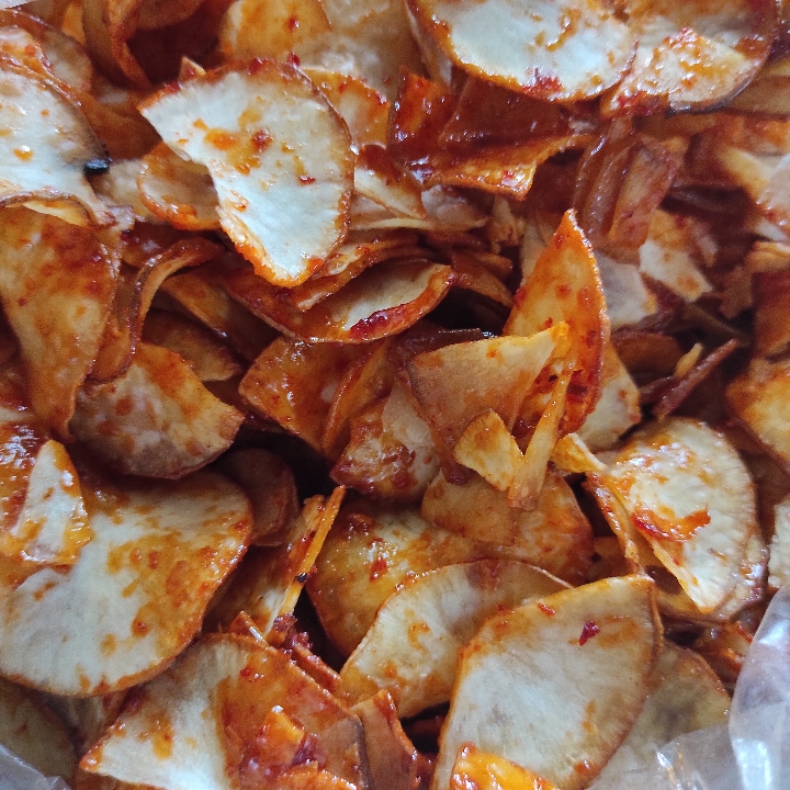 Kripik Singking Pedas Perkg