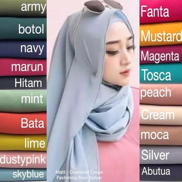 Krudung Pasmina Dhiamond Italio 3