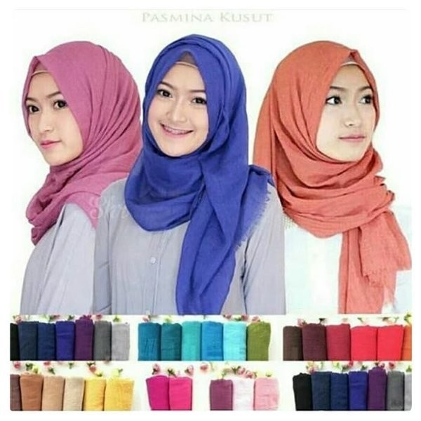 Krudung Pasmina Kusut