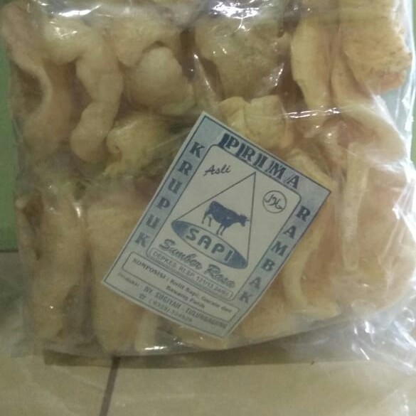 Krupuk Rambak Sampi Mentah Per Kg