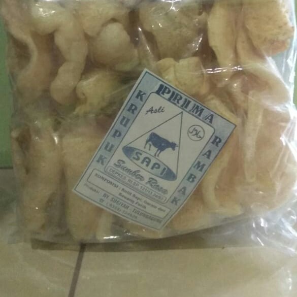 Krupuk Rambak Sapi Matang Per Kg