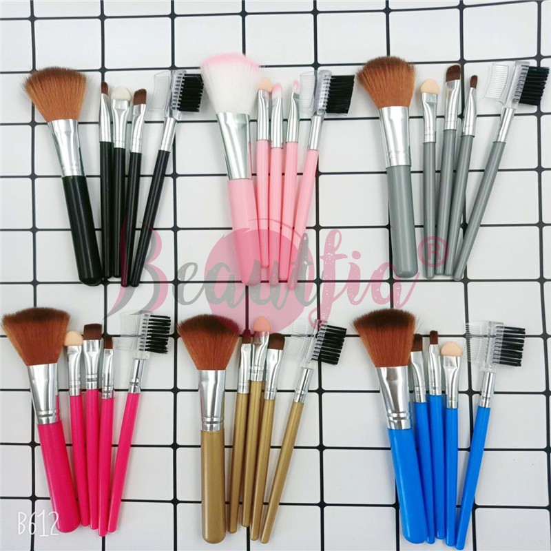 Kuas Tabung Makeup Brush 5 Set 2