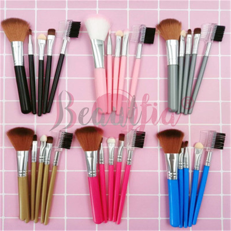 Kuas Tabung Makeup Brush 5 Set 3