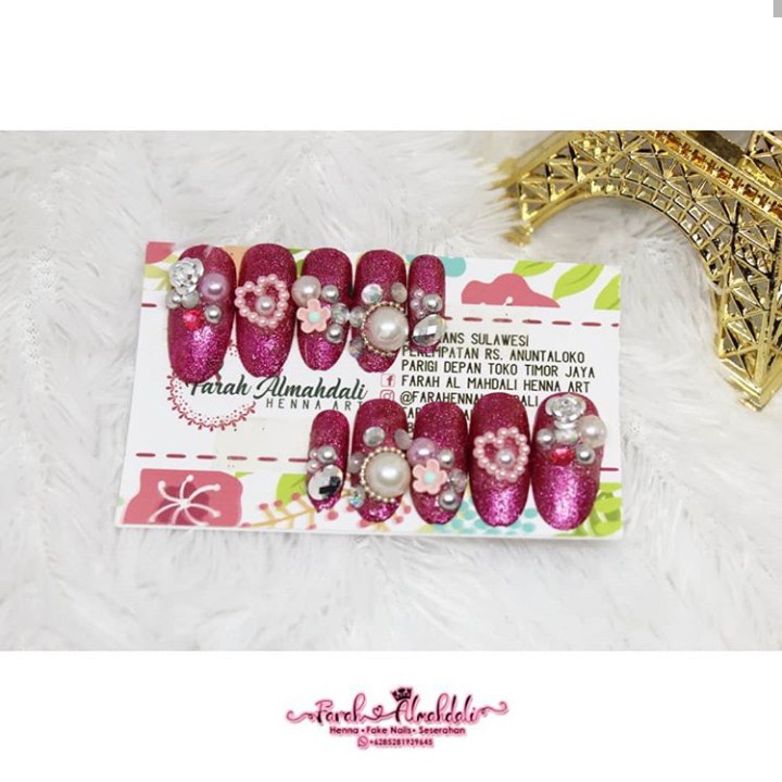 Kuku Palsu Pink