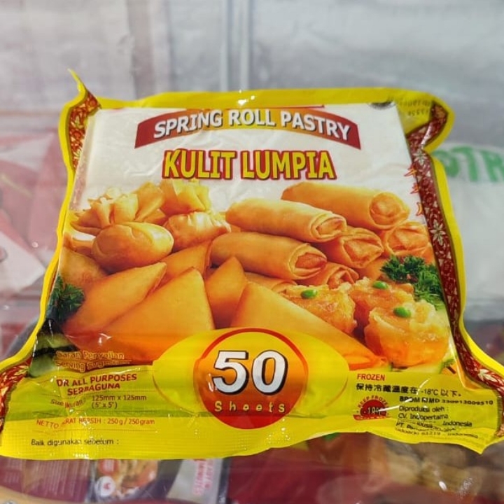 Kulit Lumpia Kecil Fina Isi 50 Lembar 