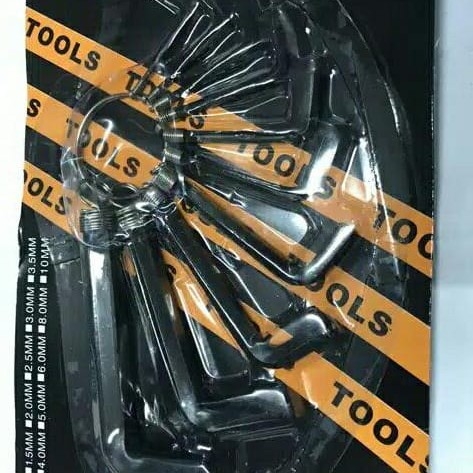 Kunci L Satu Set 10 Pcs