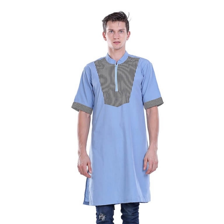 Kurta Gamis Muslim Pria Distro - H 1119