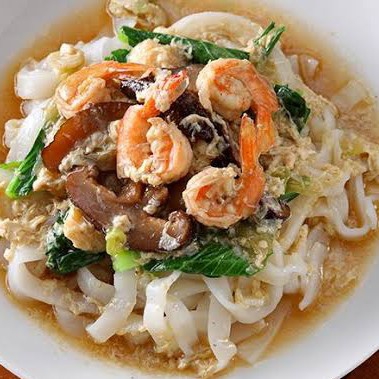 Kwetiau Siram Seafood