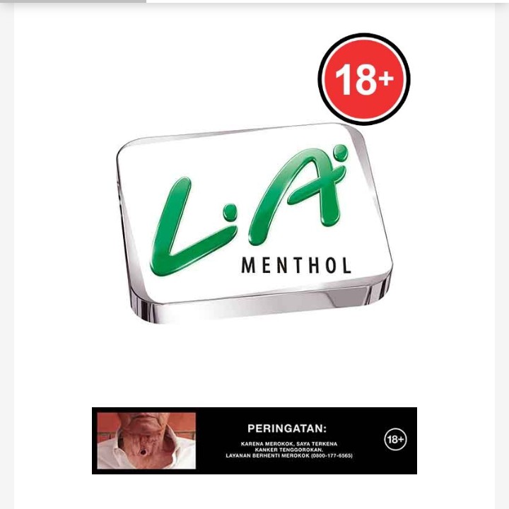 L A Rokok Filter Lights Menthol 16S