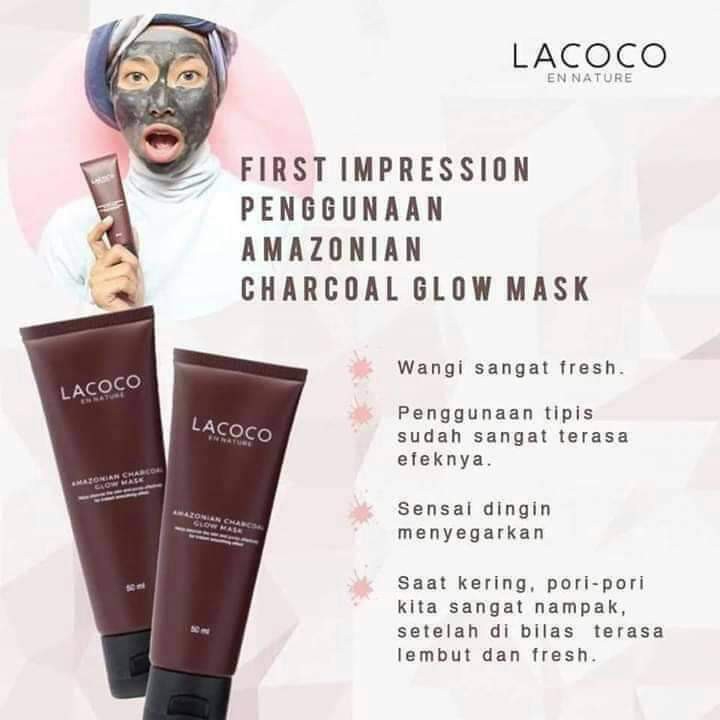 LACOCO CHARCOAL GLOW MASK 2