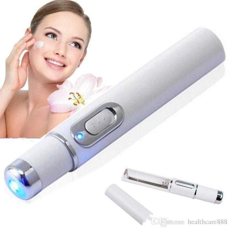 LAIKOU Pen LED Biru Laser Penghilang Jerawat Acne Treatment - KD-7910 4