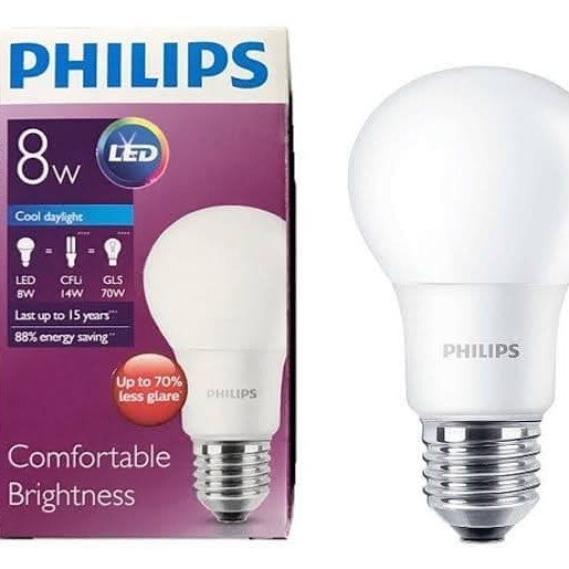 LAMPU PHILIPS LED 8 WATT