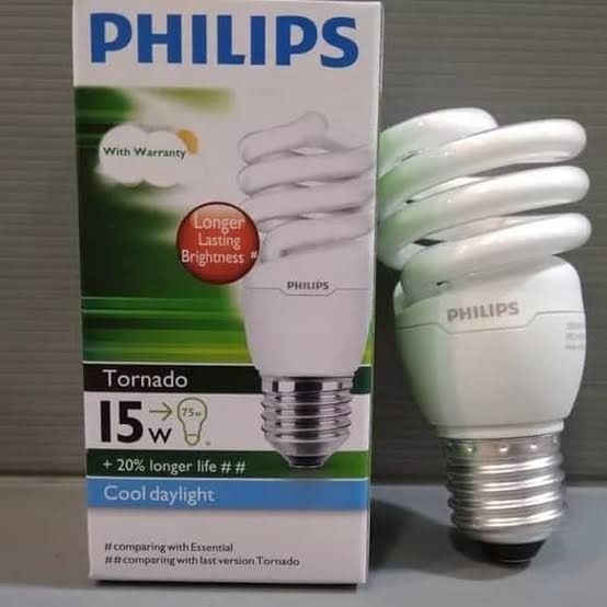 LAMPU PHILIPS TORNADO 15 WATT