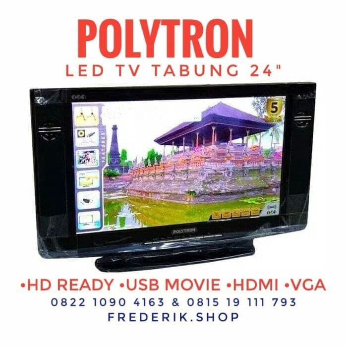 LED TV TABUNG 24 POLYTRON D123