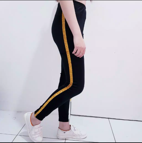 LEGGING BLUDRU LIST GOLD