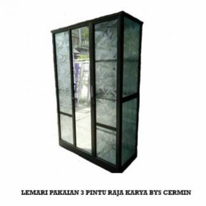 LEMARI 3PT KACA LP 3P BYS