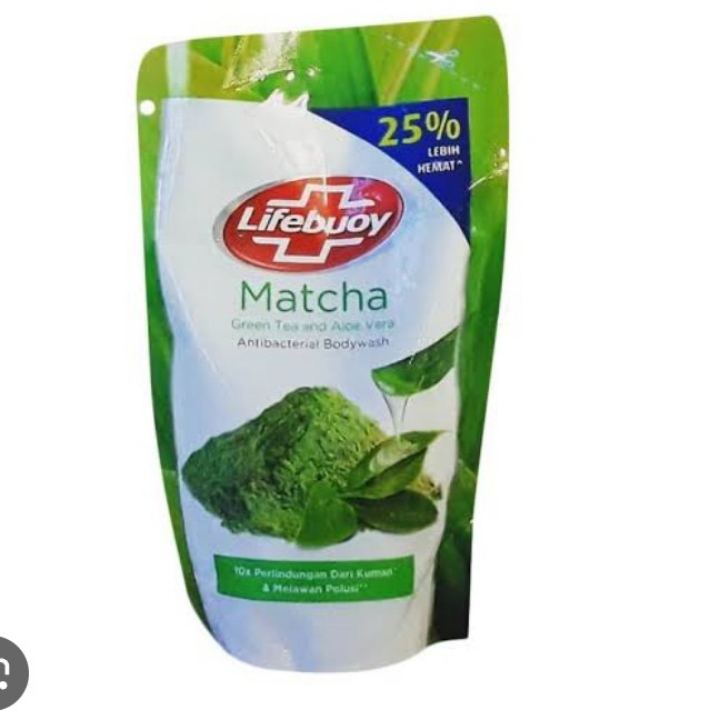 LIFEBUOY MATCHA GREEN TEA AND ALOE VERA SABUN MANDI CAIR