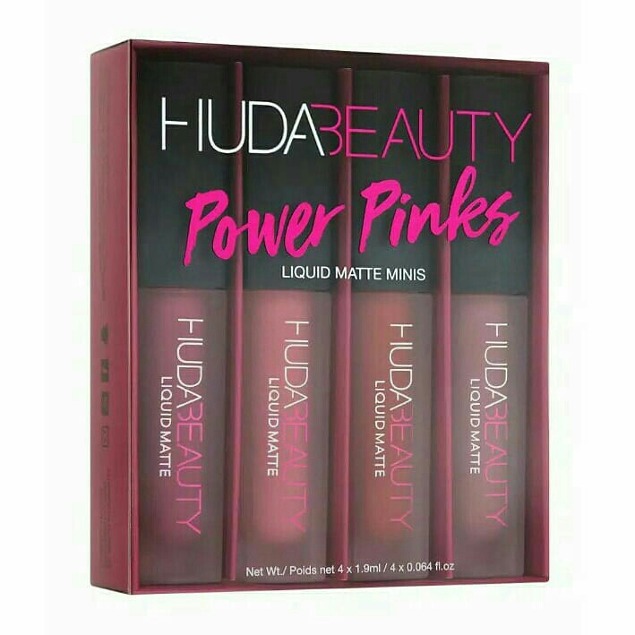 LIP CREAM HUDA 1 SET ISI 4 MATTE