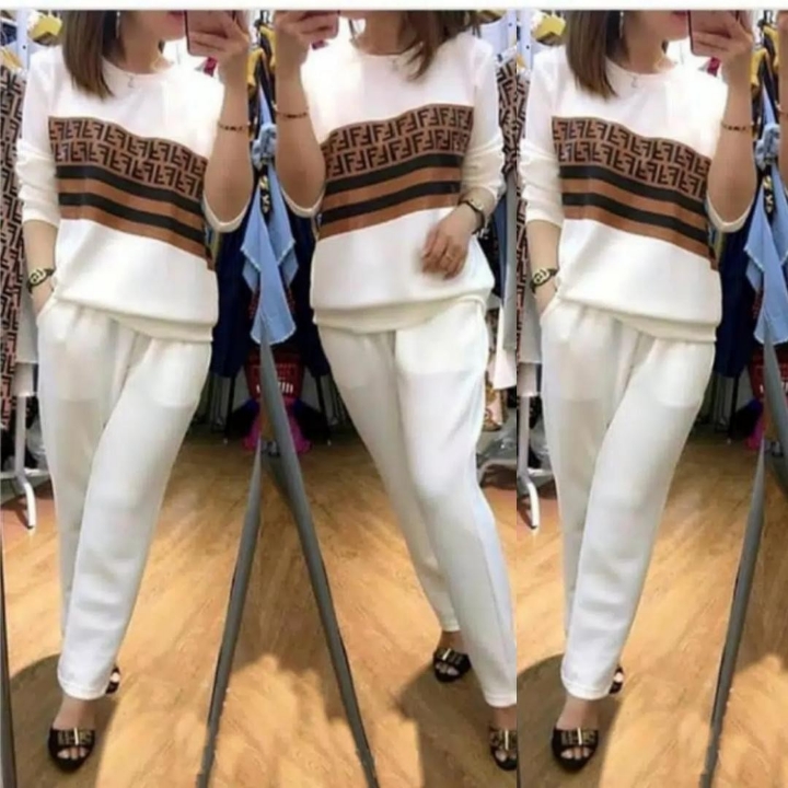 LONG FENDI WHITE SET