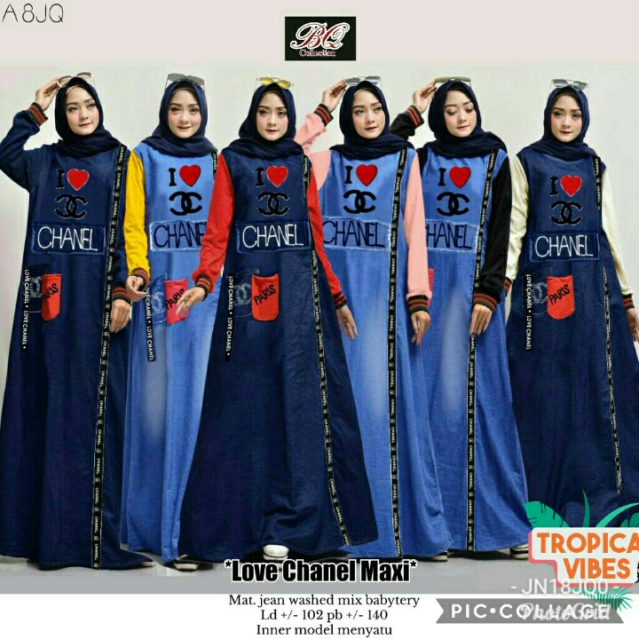 LOVE CHANEL MAXI JEAN 