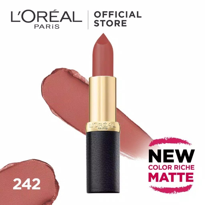 LOreal Paris Color Riche Matte Lipstick - 242 Rose Nuance