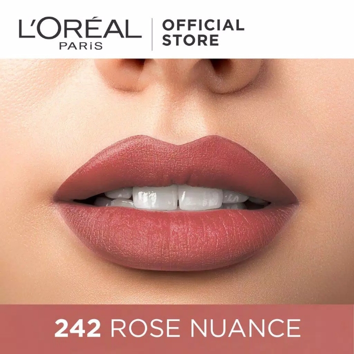 LOreal Paris Color Riche Matte Lipstick - 242 Rose Nuance 3