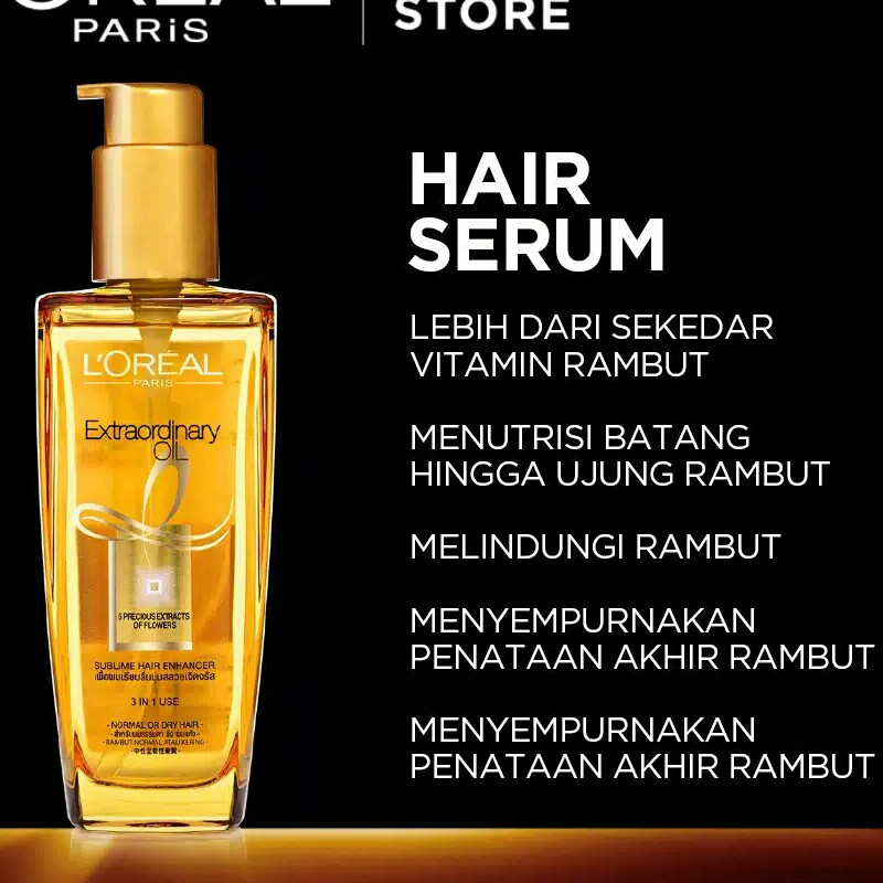 LOreal Paris Elvive Extraordinary Oil Gold Hair Serum Hair Care 3