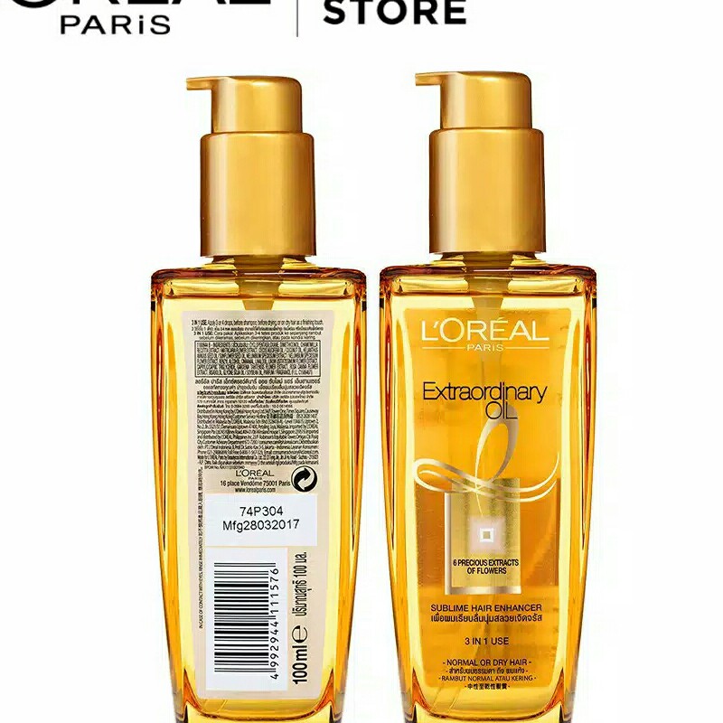 LOreal Paris Elvive Extraordinary Oil Gold Hair Serum Hair Care 4