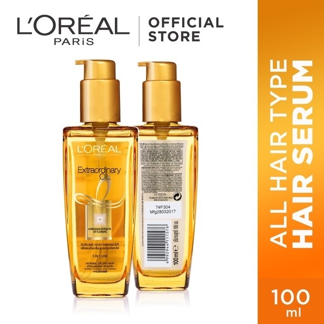 LOreal Paris Elvive Extraordinary Oil Hair Serum - 100ml 3