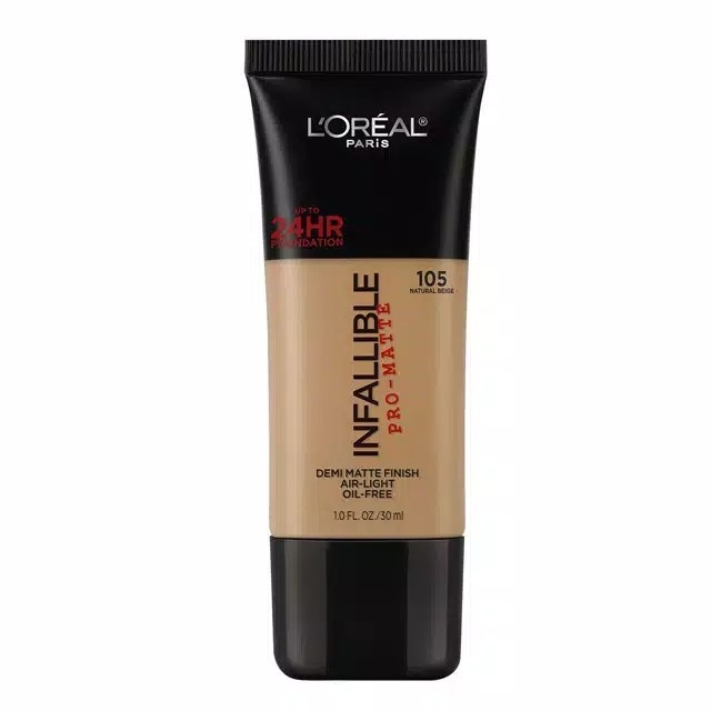 LOreal Paris Infallible Pro Matte Liquid Foundation - 105 Natural Bei 3