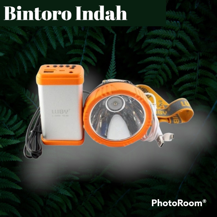  Senter Kepala LED Super Terang LUBY 3