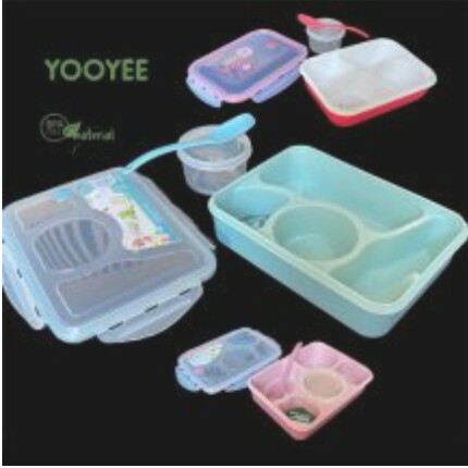 LUNCH BOX KOTAK MAKAN SUP YOOYEE 4 SEKAT BENTO