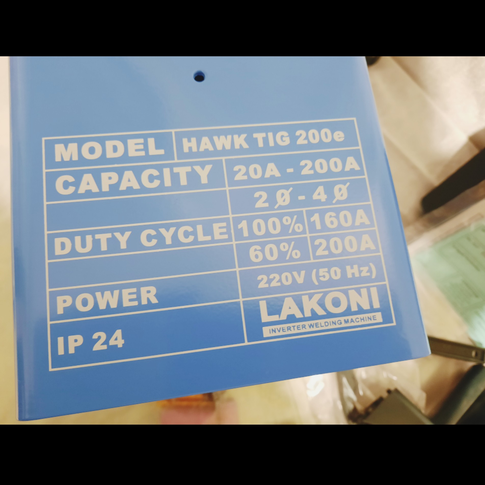 Mesin Las Lakoni Hawk TIG 200e 4