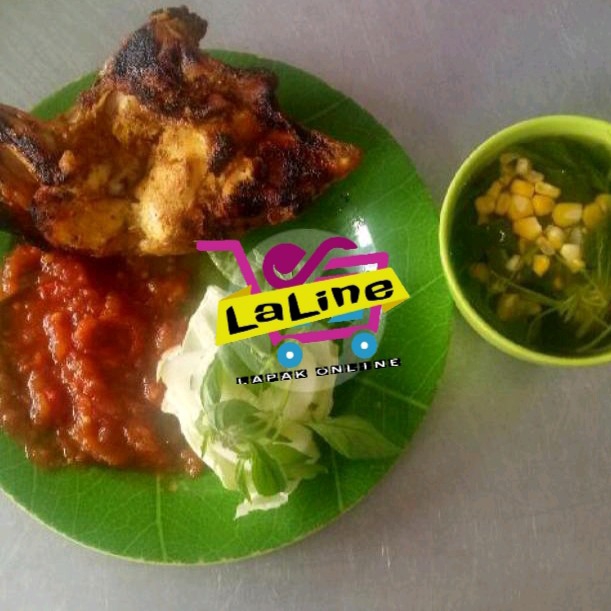 Lalapan Ayam Bakar Jumbo Dada Paha