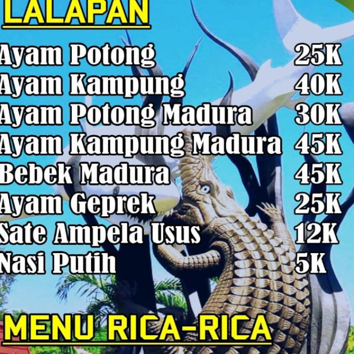 Lalapan Ayam Potong 