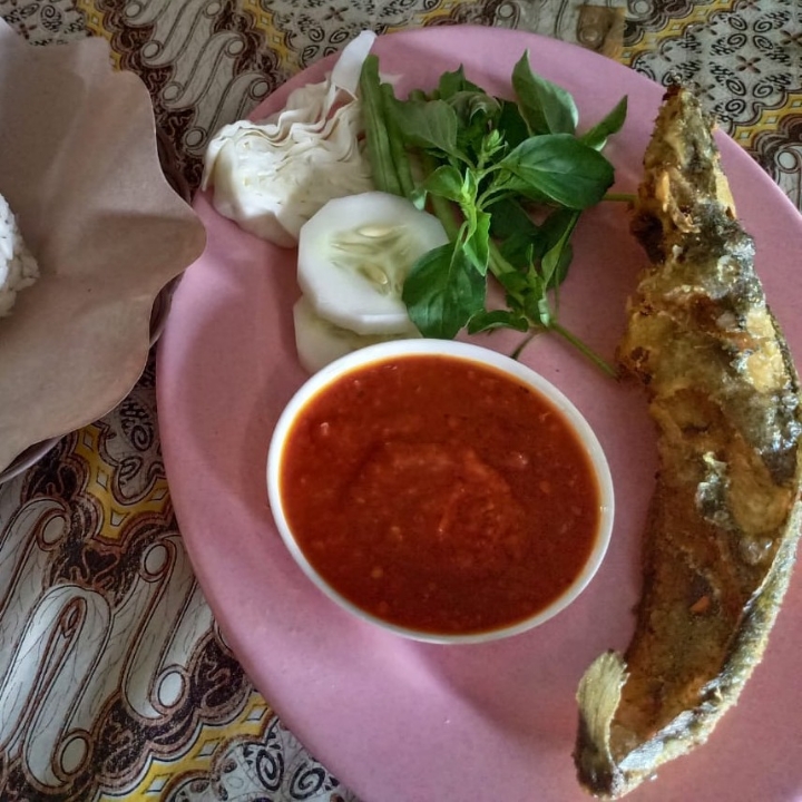 Lalapan Ikan Lele Jumbo Tanpa Nasi