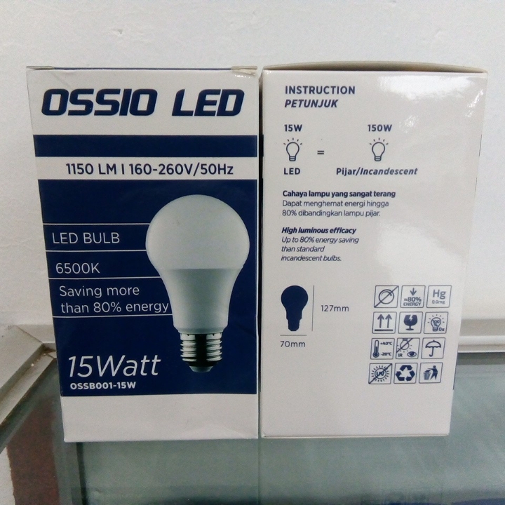 Lampu BERGARANSI Ossio LED 15 Watt MURAH 2