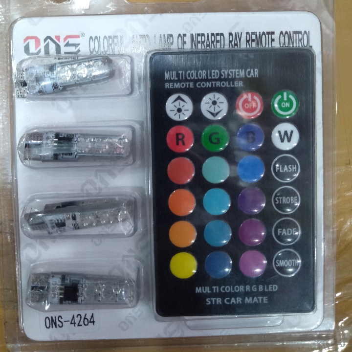 Lampu Colok Led Remot Kontrol