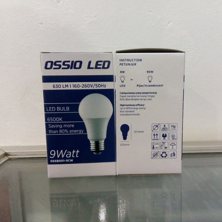 Lampu LED Bergaransi Ossio 9 Watt Murah 2