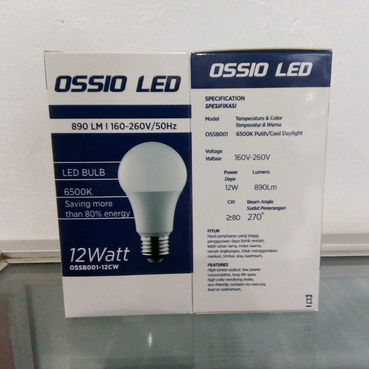 Lampu LED Bergaransi Ossio 12 Watt Murah 2