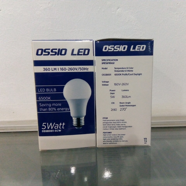 Lampu LED Murah Ossio 5 Watt Bergaransi 3