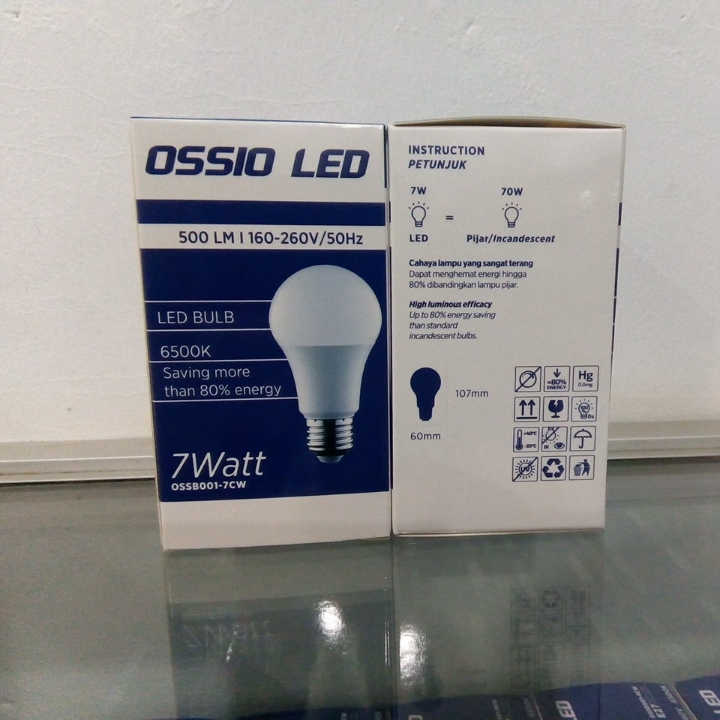 Lampu LED bergaransi Ossio 7 Watt Murah 3