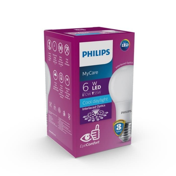 Lampu Philips LED 6 Watt