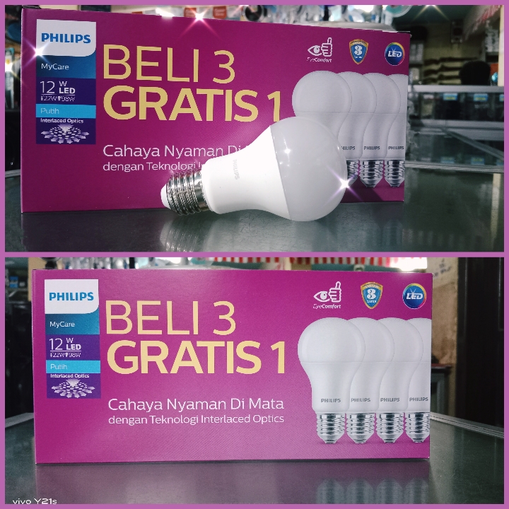 Lampu Philips LED Bulb 12 Watt