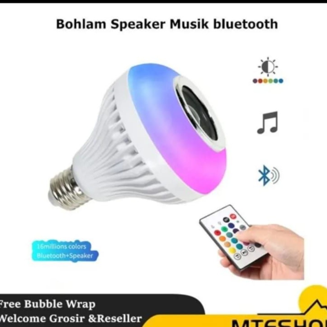 Lampu Speaker Music Bluetooth