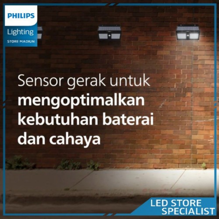 Lampu Tempel Solar Cell Philips 4